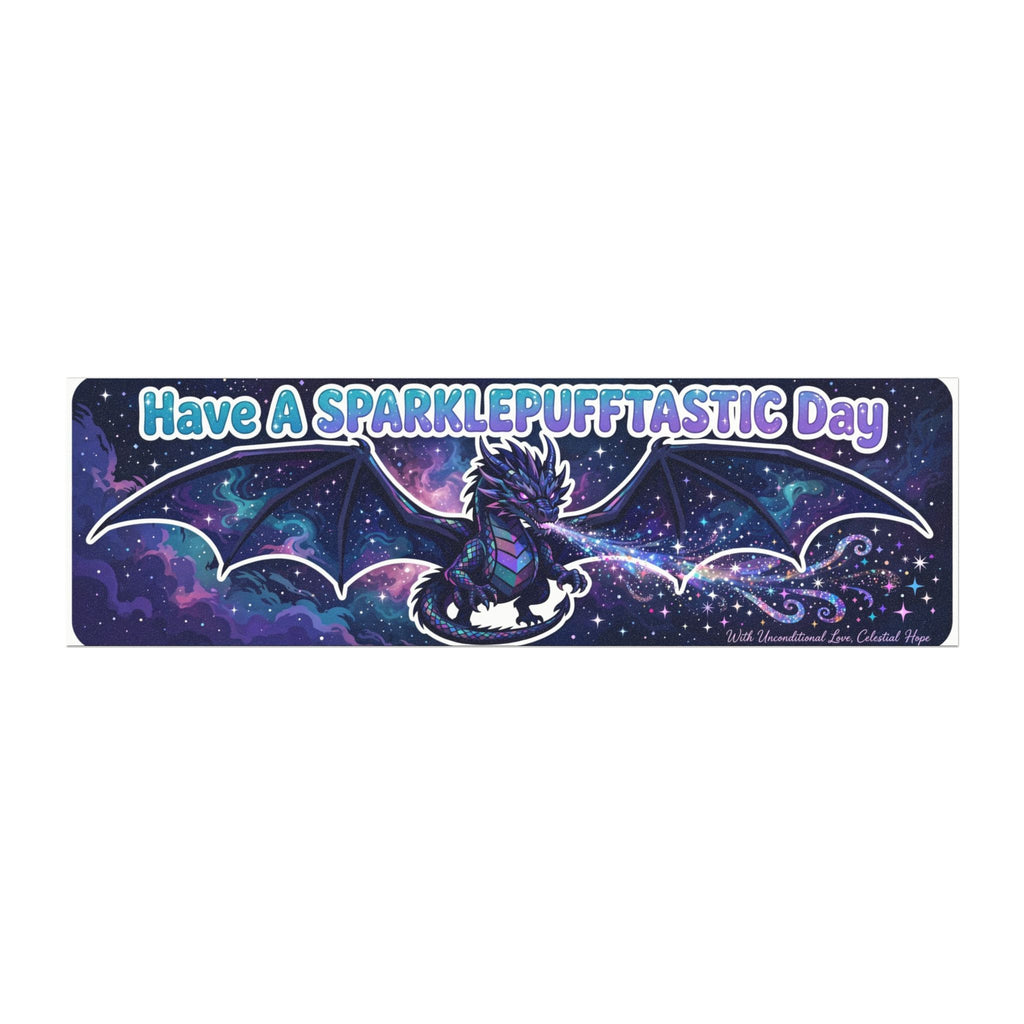 Sparklepuff Dragon Have A Sparklepufftastic Day Car Magnet