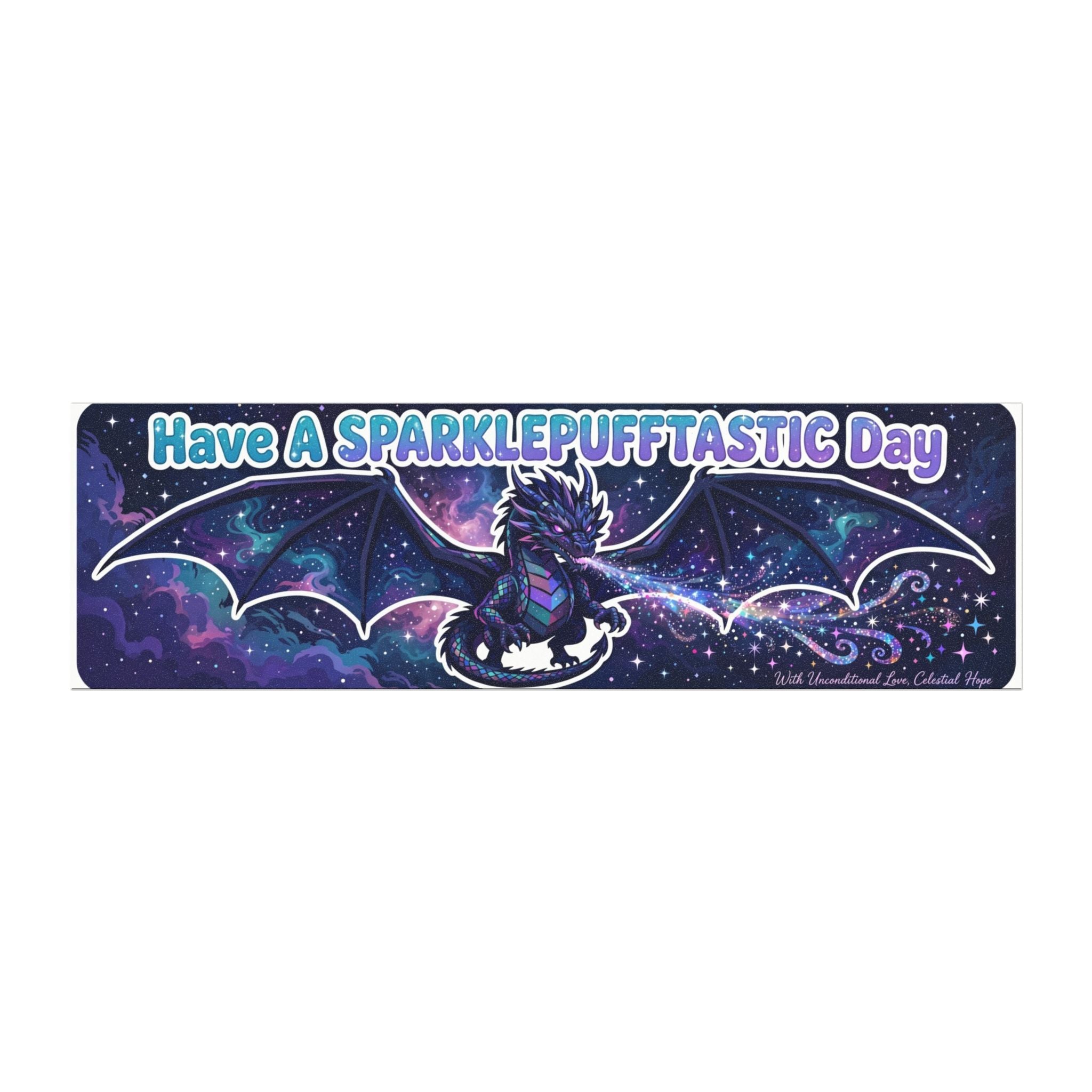 Sparklepuff Dragon Have A Sparklepufftastic Day Car Magnet