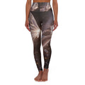 Ethereal Butterflies High Waisted Yoga Leggings | Galaxy Sparkle AOP