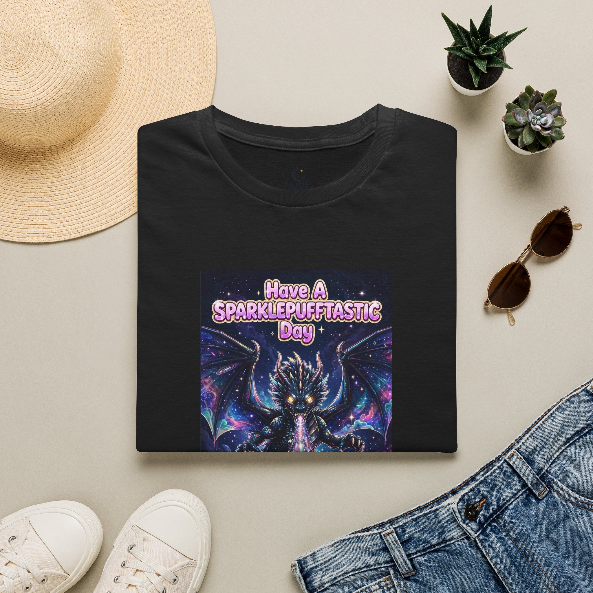 Have a Sparklepufftastic Day T-Shirt | Cosmic Dragon Cute Fantasy