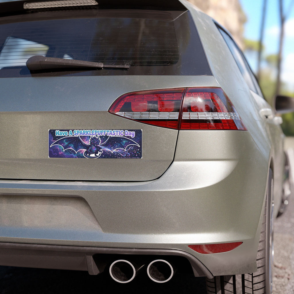 Sparklepuff Dragon Have A Sparklepufftastic Day Car Magnet