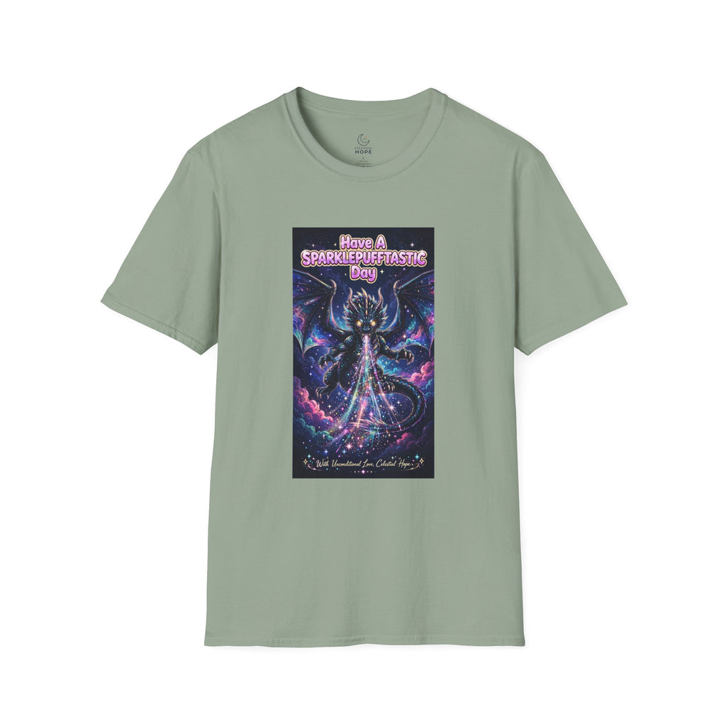Have a Sparklepufftastic Day T-Shirt | Cosmic Dragon Cute Fantasy