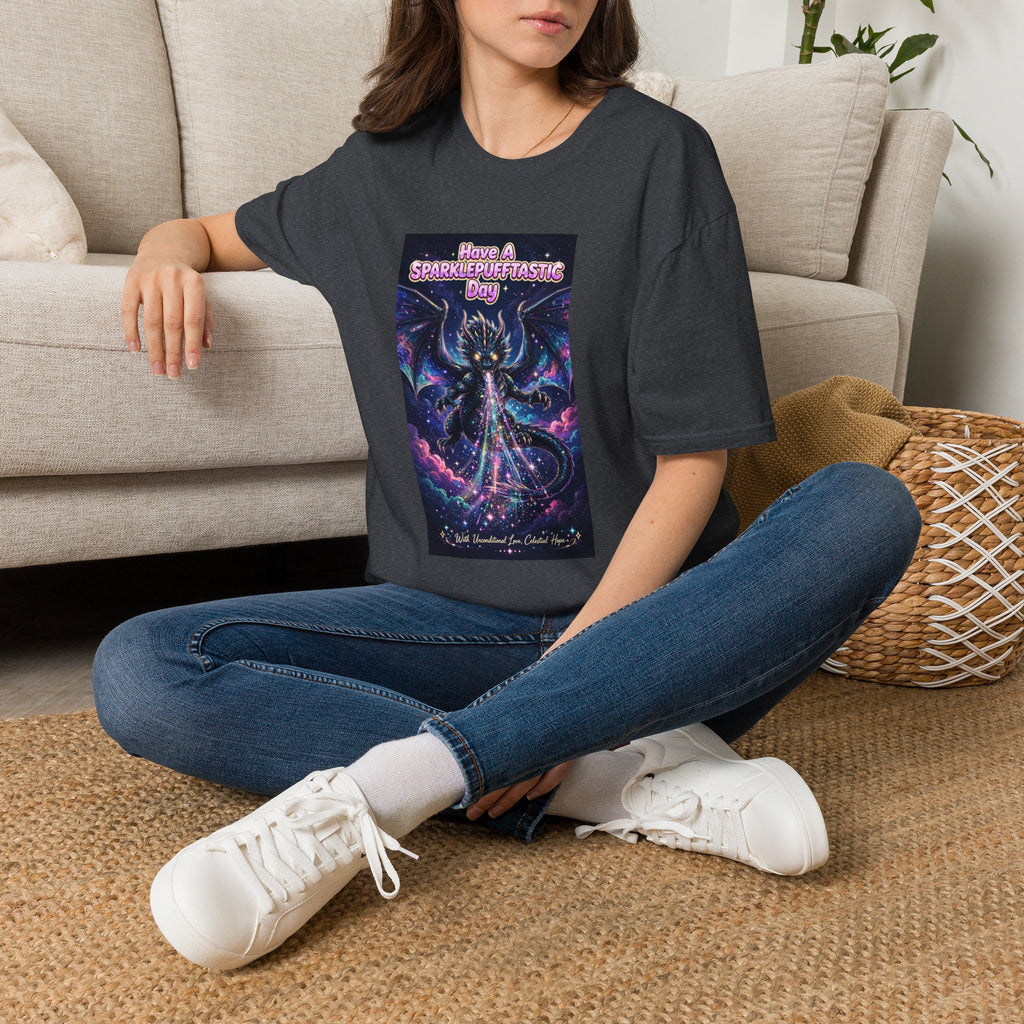 Have a Sparklepufftastic Day T-Shirt | Cosmic Dragon Cute Fantasy