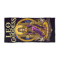Leo Goddess Beach Towel | Zodiac Lioness Astrology Design