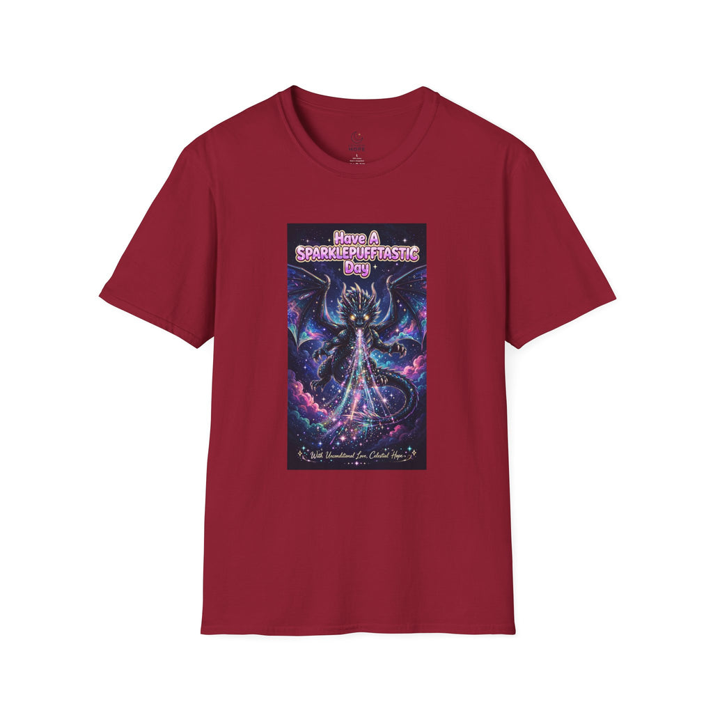 Have a Sparklepufftastic Day T-Shirt | Cosmic Dragon Cute Fantasy