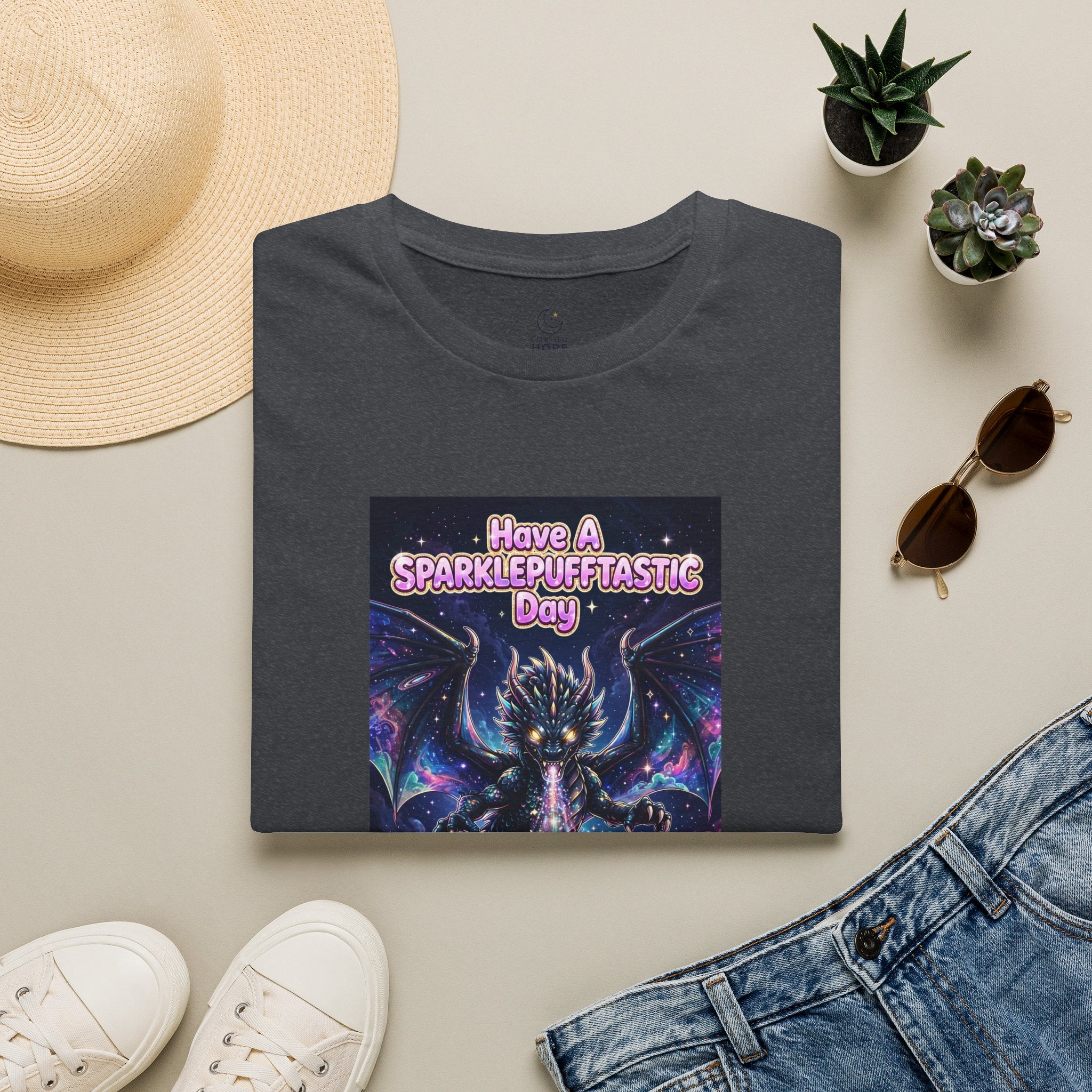Have a Sparklepufftastic Day T-Shirt | Cosmic Dragon Cute Fantasy