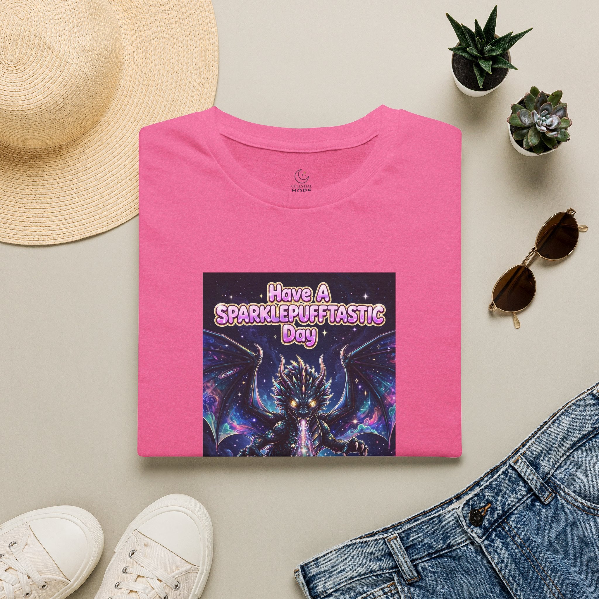 Have a Sparklepufftastic Day T-Shirt | Cosmic Dragon Cute Fantasy