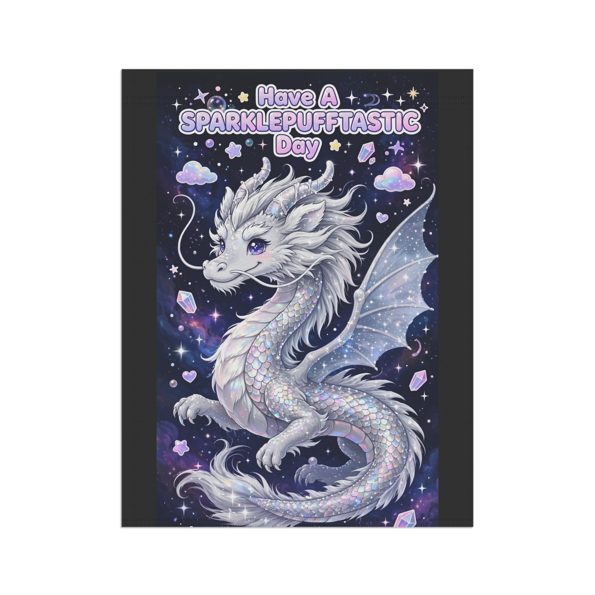 Sparklepuff Dragon garden flag | House Banner, Whimsical Fantasy Decor
