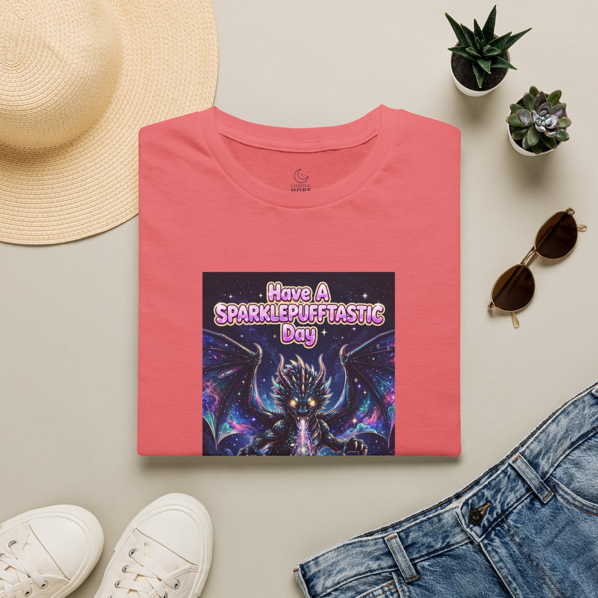 Have a Sparklepufftastic Day T-Shirt | Cosmic Dragon Cute Fantasy