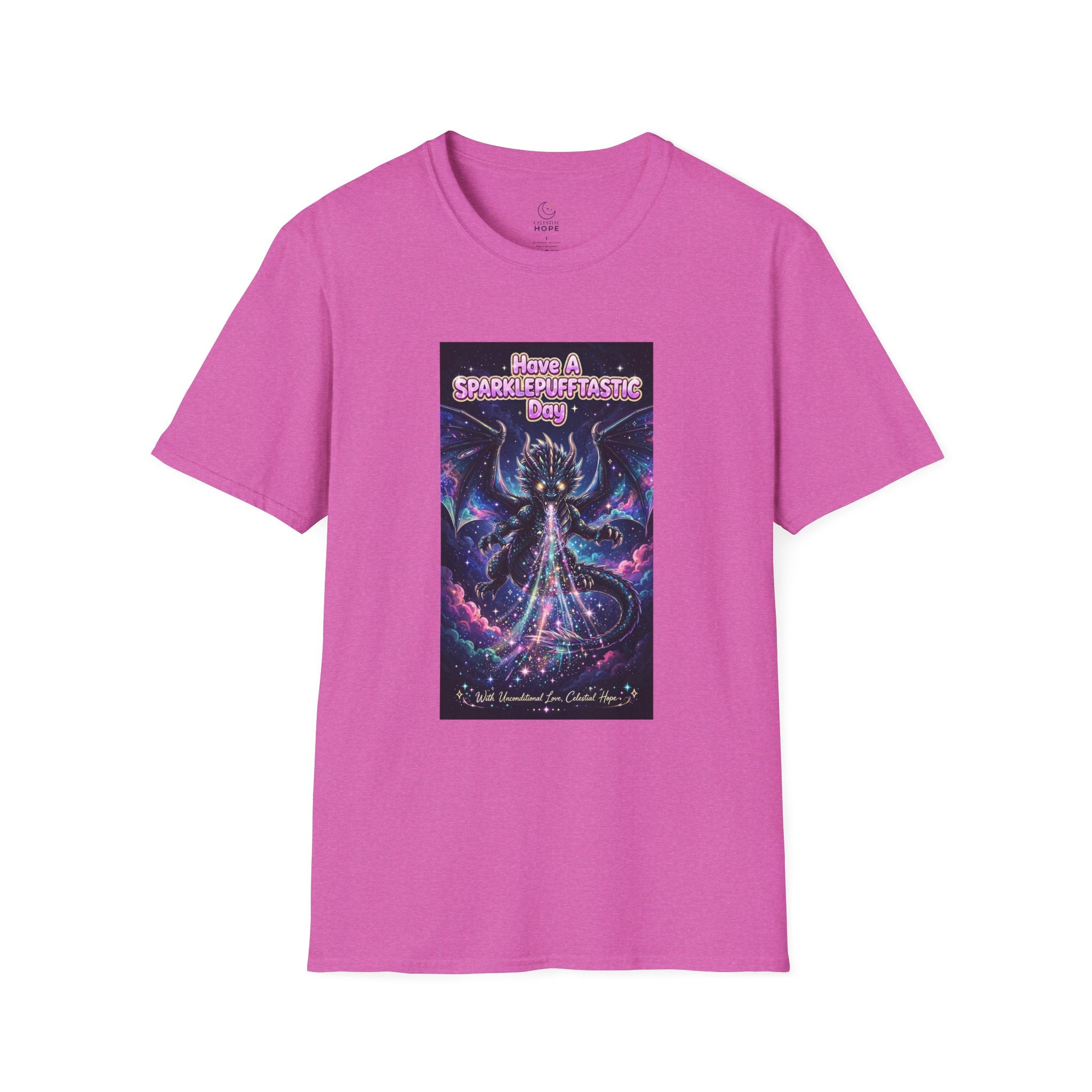 Have a Sparklepufftastic Day T-Shirt | Cosmic Dragon Cute Fantasy