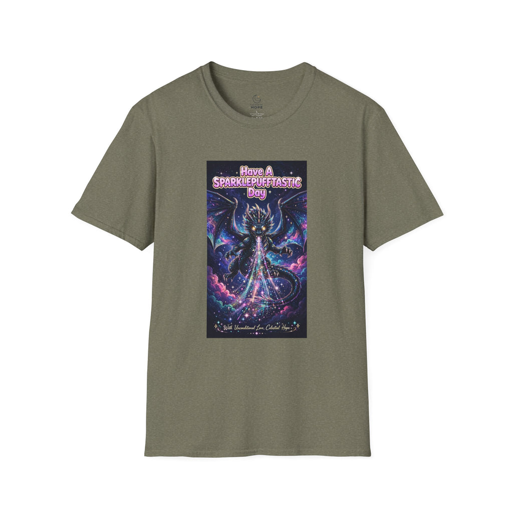 Have a Sparklepufftastic Day T-Shirt | Cosmic Dragon Cute Fantasy