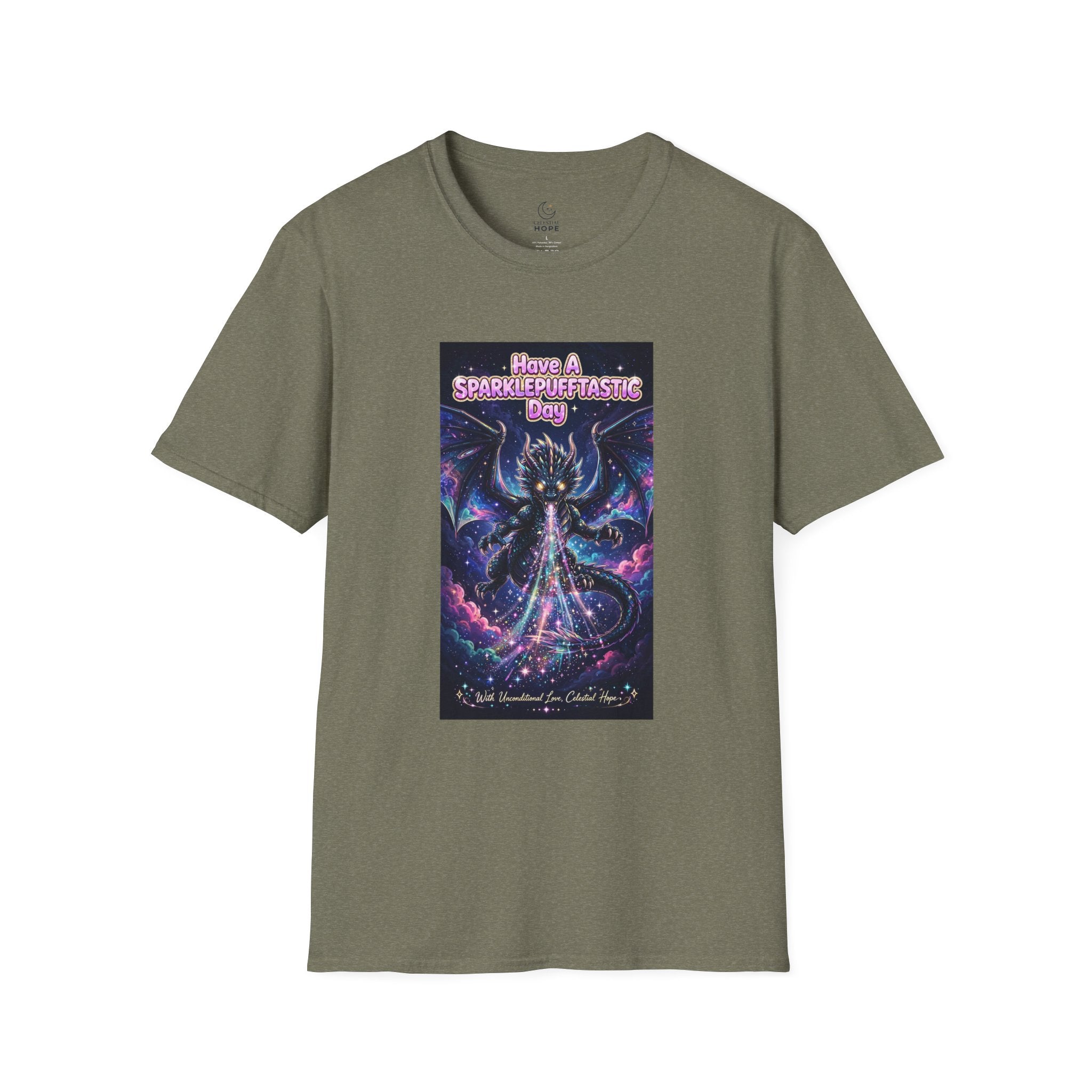 Have a Sparklepufftastic Day T-Shirt | Cosmic Dragon Cute Fantasy