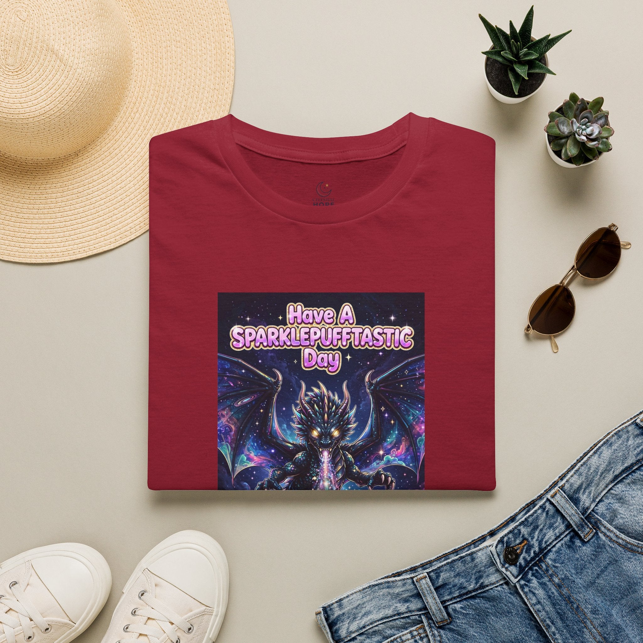 Have a Sparklepufftastic Day T-Shirt | Cosmic Dragon Cute Fantasy