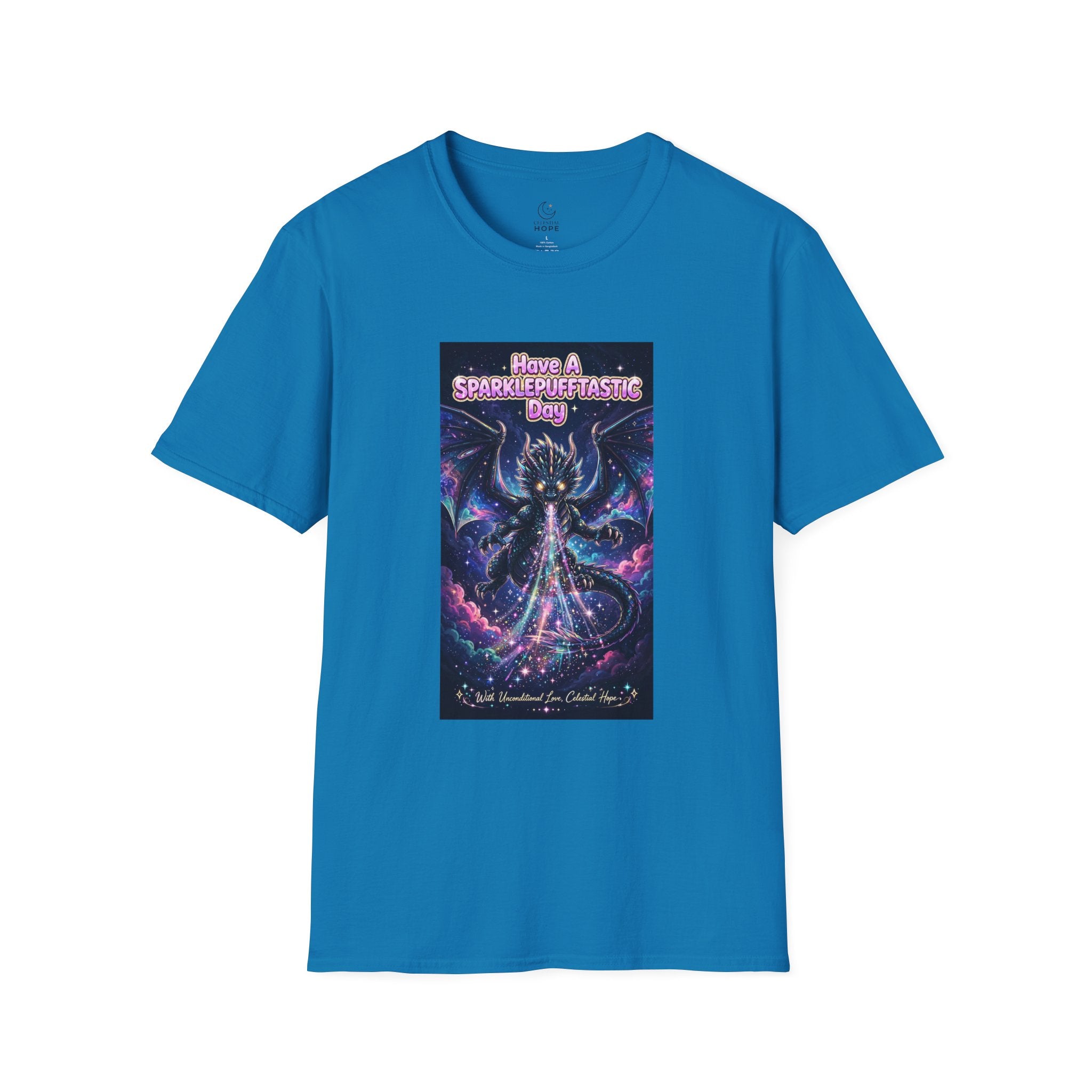 Have a Sparklepufftastic Day T-Shirt | Cosmic Dragon Cute Fantasy