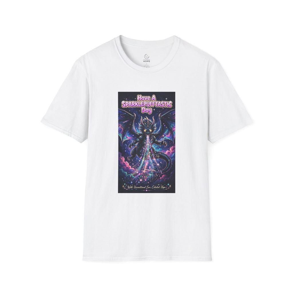 Have a Sparklepufftastic Day T-Shirt | Cosmic Dragon Cute Fantasy