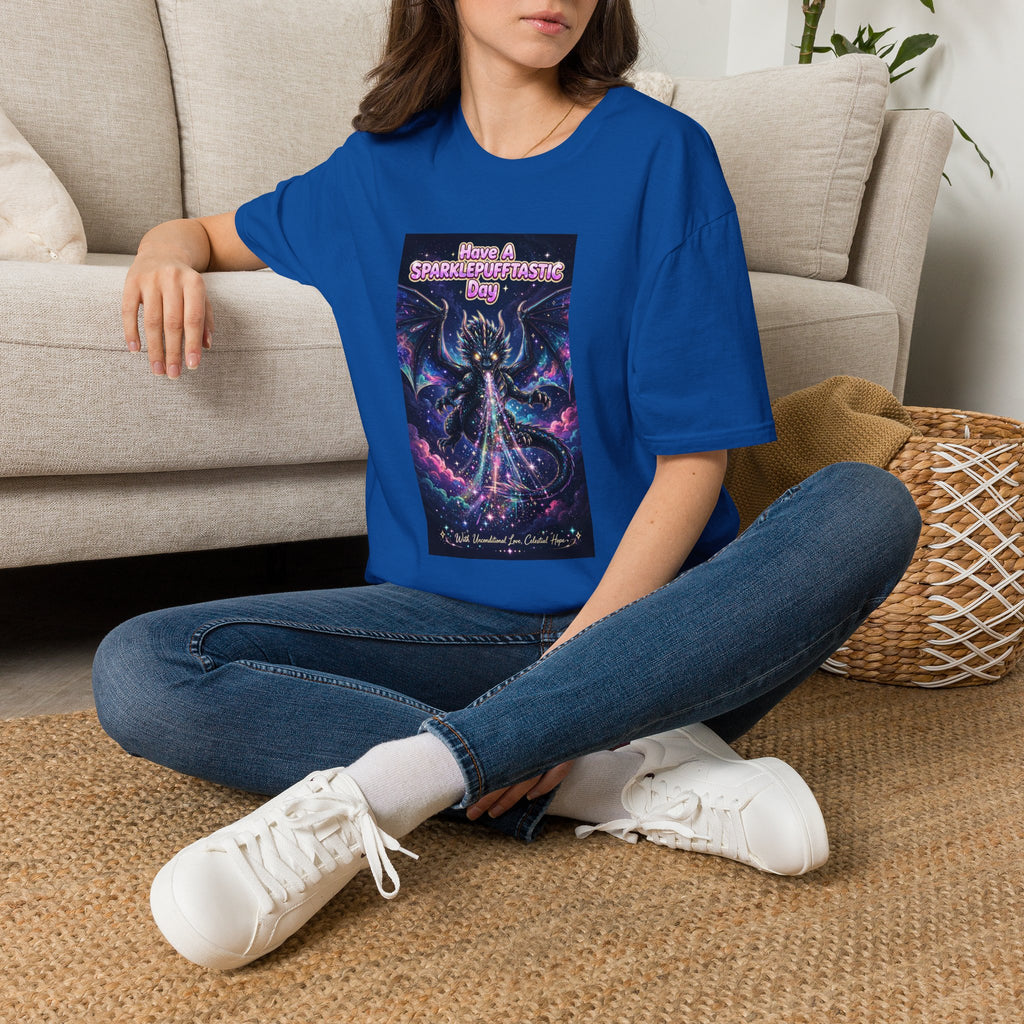 Have a Sparklepufftastic Day T-Shirt | Cosmic Dragon Cute Fantasy