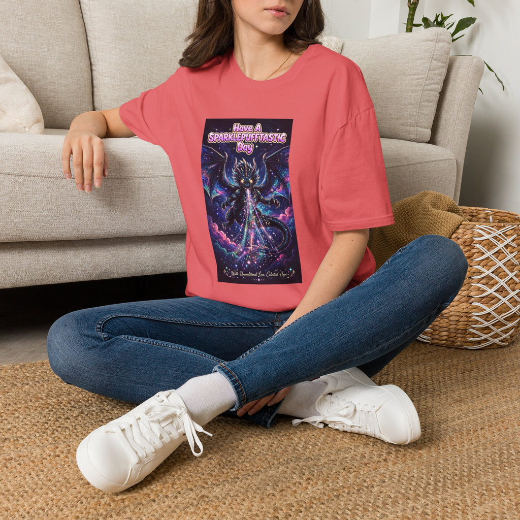 Have a Sparklepufftastic Day T-Shirt | Cosmic Dragon Cute Fantasy